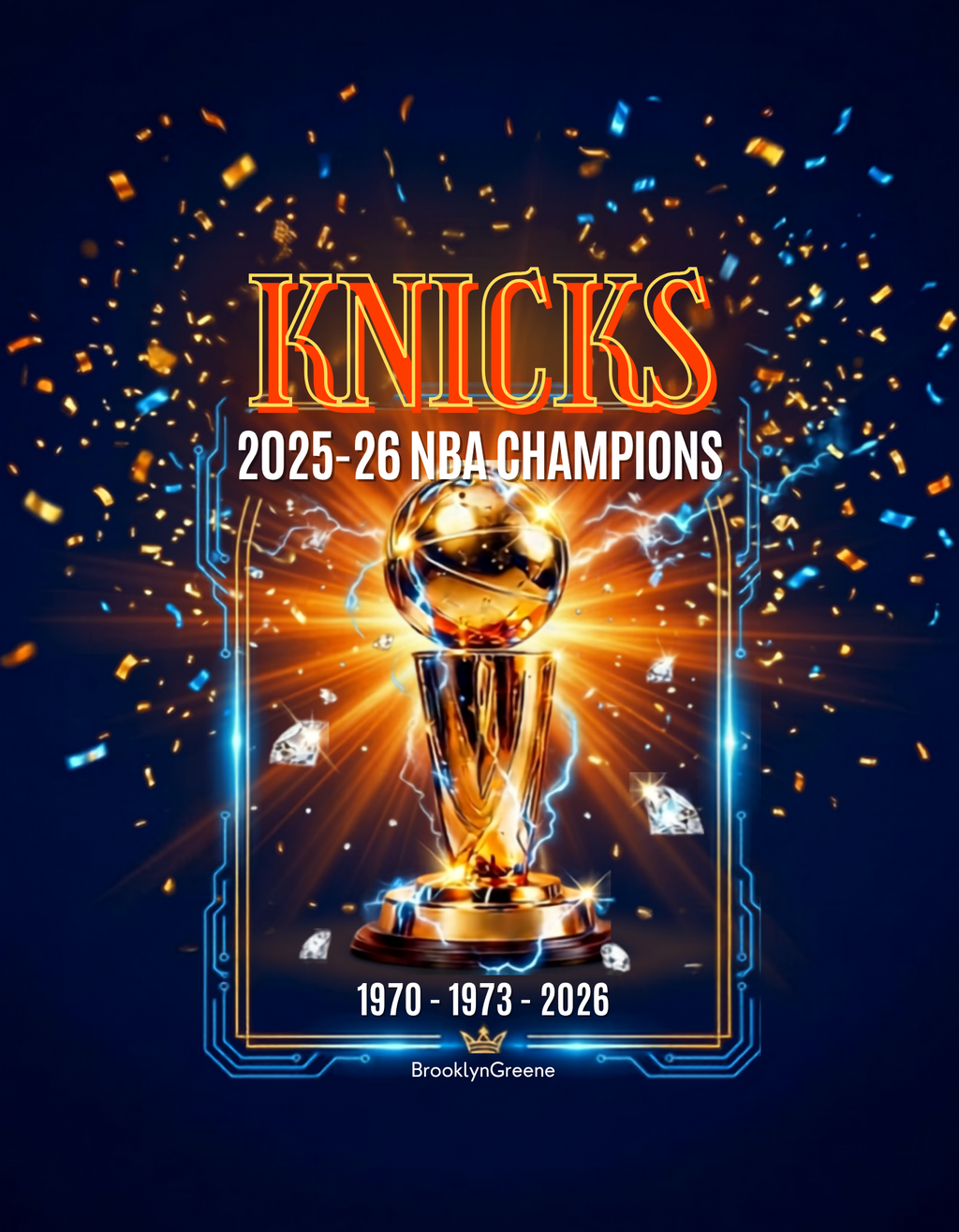 Let's Go Knicks Tee
