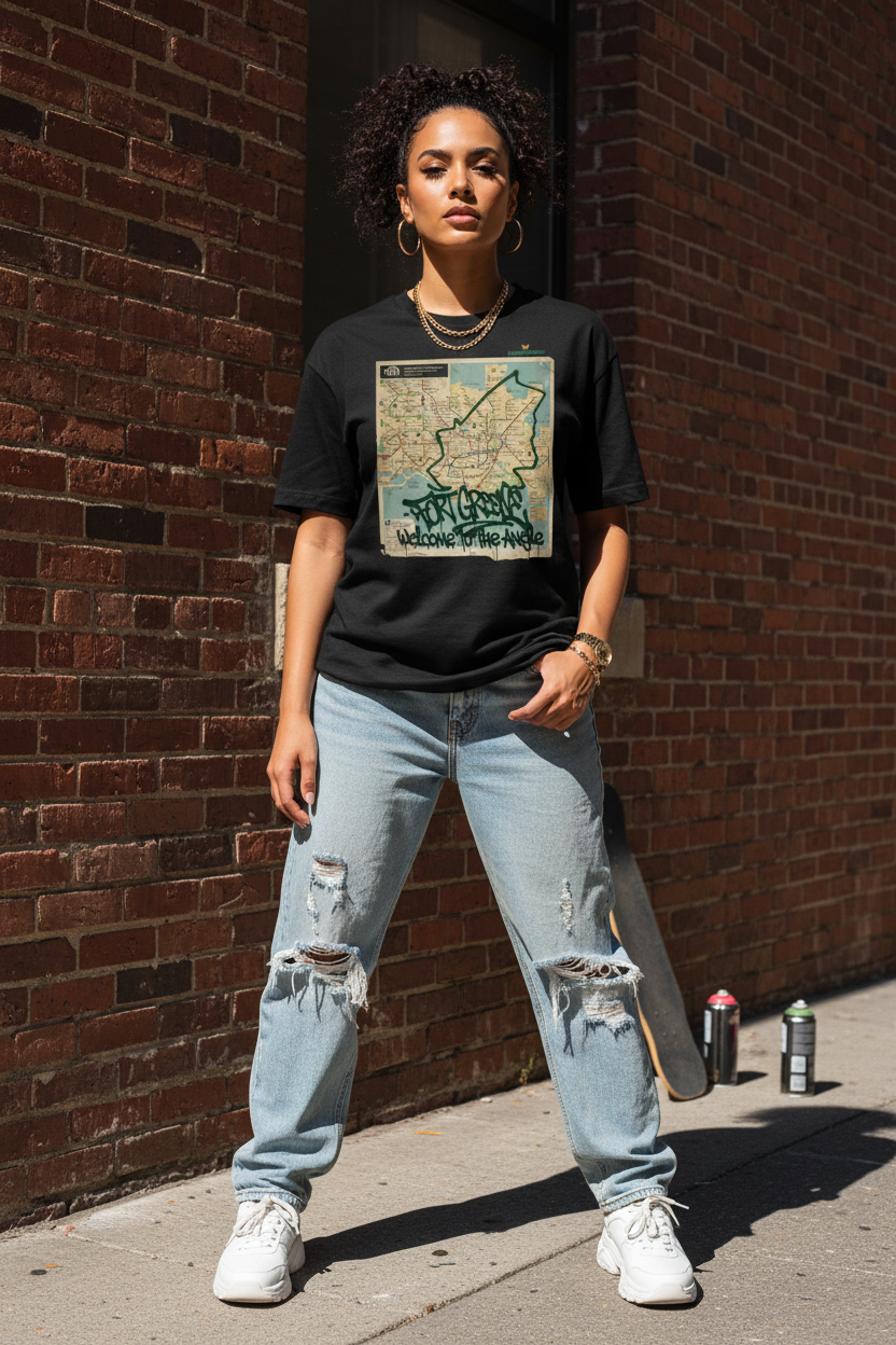Fort Greene Tee – Female Model Updated