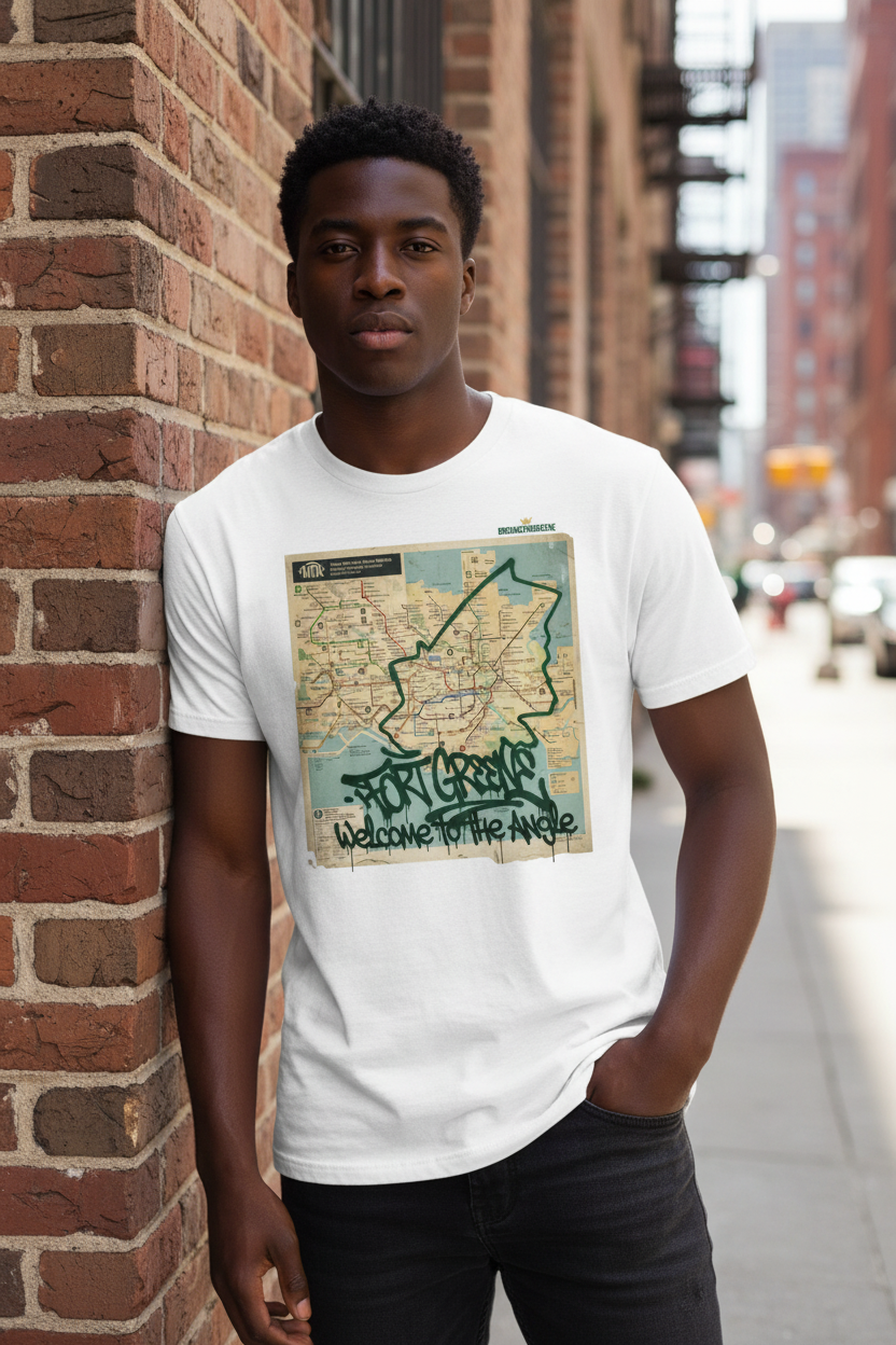 Fort Greene Tee – Male Model White