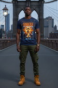 Let's Go Knicks Tee – Brooklyn Bridge Model